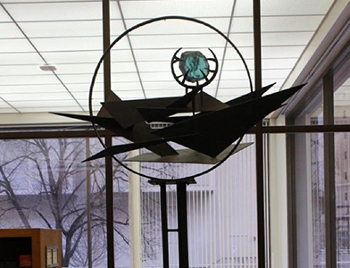Flight sculpture by Virgil Cantini